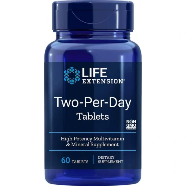 LIFE EXTENSION Two-Per-Day Multiwitamina 60 Tabletek