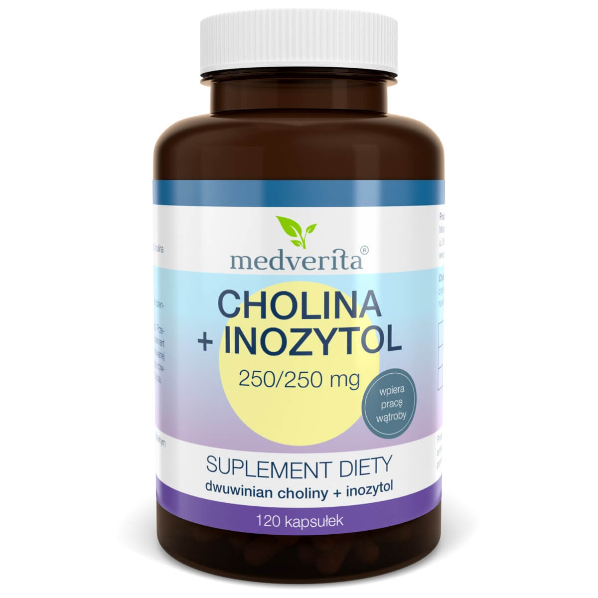 MEDVERITA Cholina + Inozytol 250/250mg 120 Kapsułek