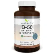 MEDVERITA B-50 aktywny B-Kompleks 120 Kapsułek