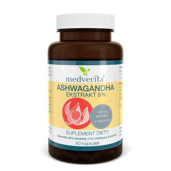 MEDVERITA Ashwagandha extract 9% (Stress Resistance) 60 capsules