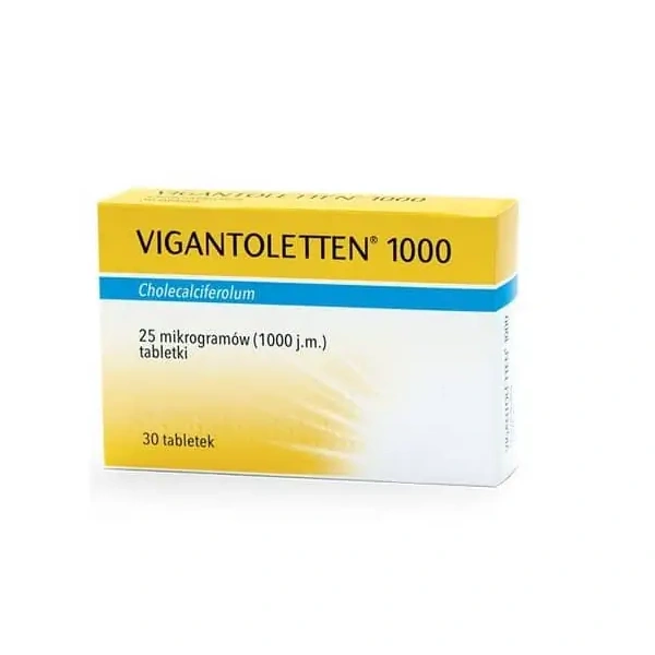 VIGANTOLETTEN 1000 (Witamina D jako lek bez recepty) 1000j.m. 30 Tabletek