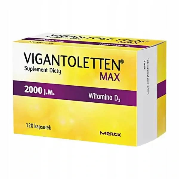 VIGANTOLETTEN MAX 2000 IU Vitamin D3 120 capsules