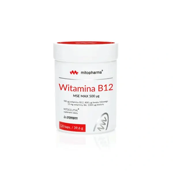 MITOPHARMA Vitamin B12 MSE MAX 500mcg 30 capsules