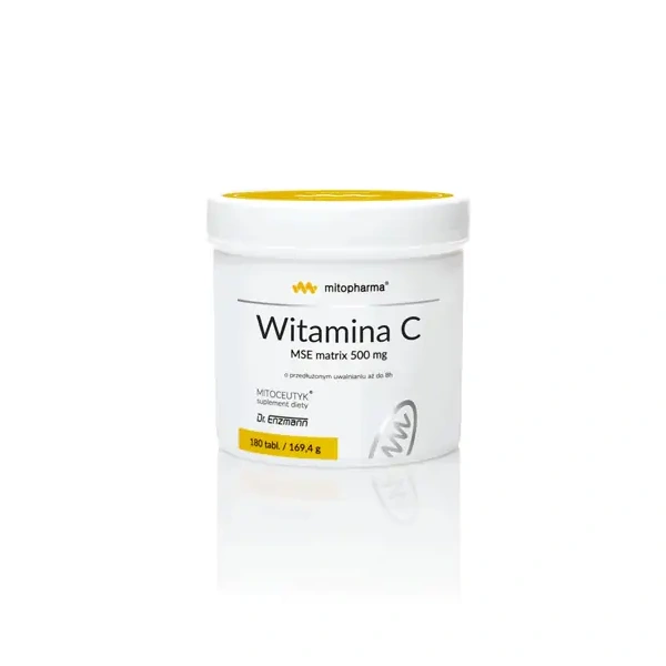 MITOPHARMA Vitamin C MSE matrix 500mg (Immunity) 180 Tablets