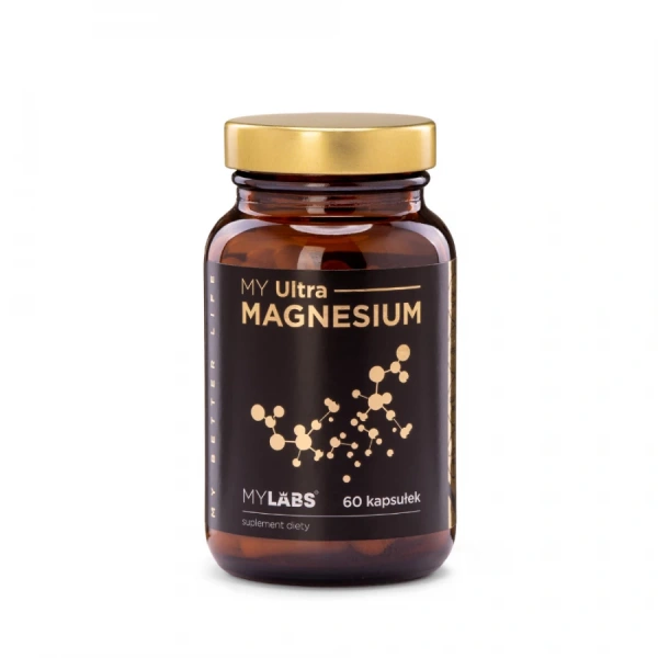 MY LABS MY Ultra Magnesium (Magnez, Układ nerwowy) 60 Kapsułek