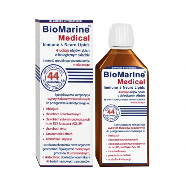 MARINEX BioMarine Medical Immuno Neuro Lipids (EPA, DHA i Omega-3) 200ml