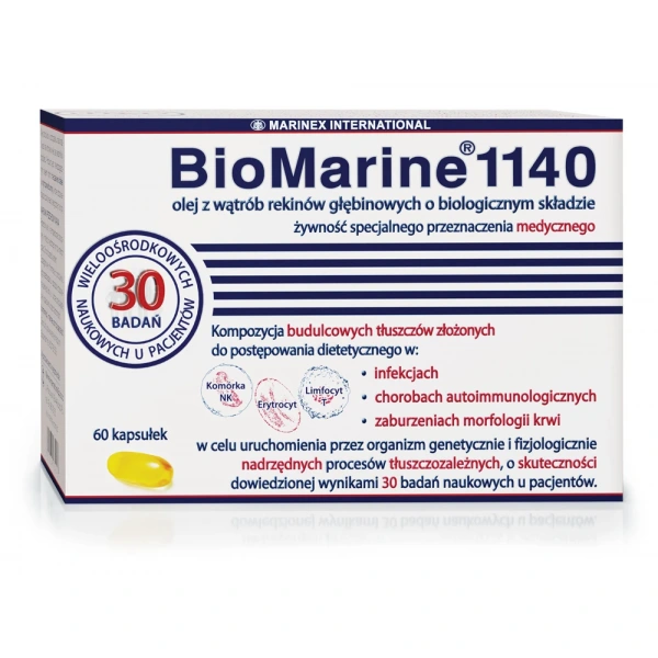 MARINEX BioMarine 1140 (Deep Sea Shark Liver Oil) 60 capsules