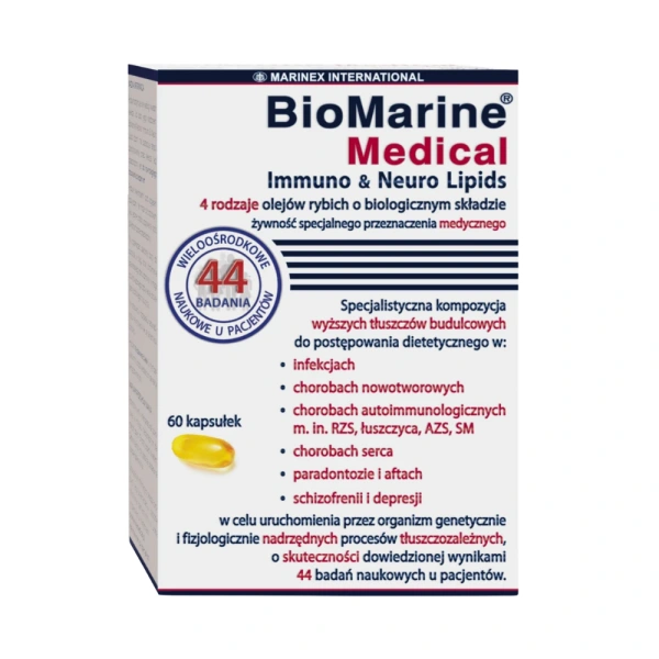 MARINEX BioMarine Medical Immuno Neuro Lipids (EPA, DHA and Omega-3) 60 Capsules