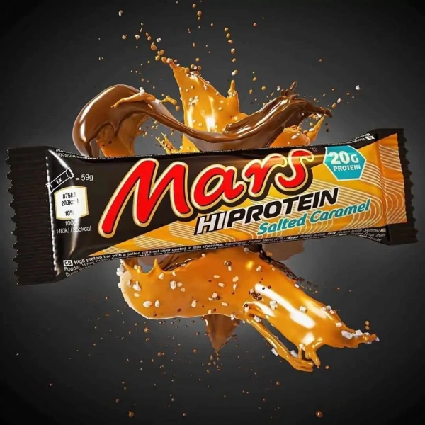 MARS HI Protein Bar (20g Białka) 12 x 59g Słony Karmel