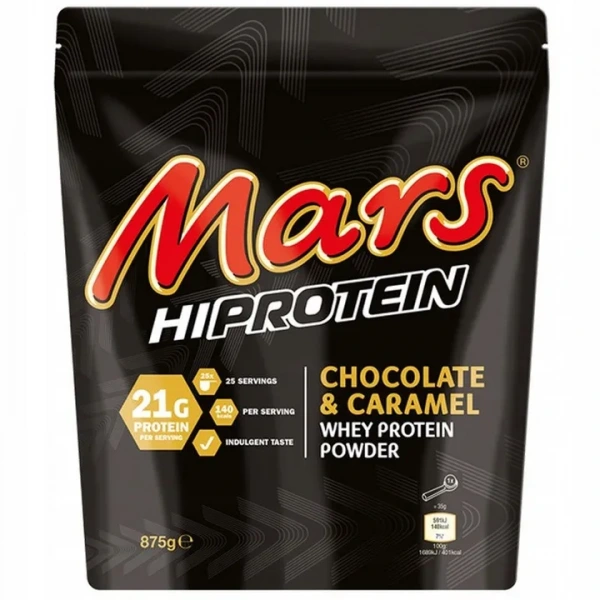 MARS HiProtein Powder (Odżywka białkowa WPC) 875g Czekolada-Karmel