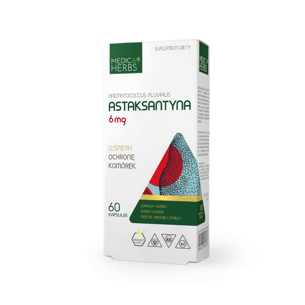 MEDICA HERBS Astaksantyna 6 mg 60 Kapsułek
