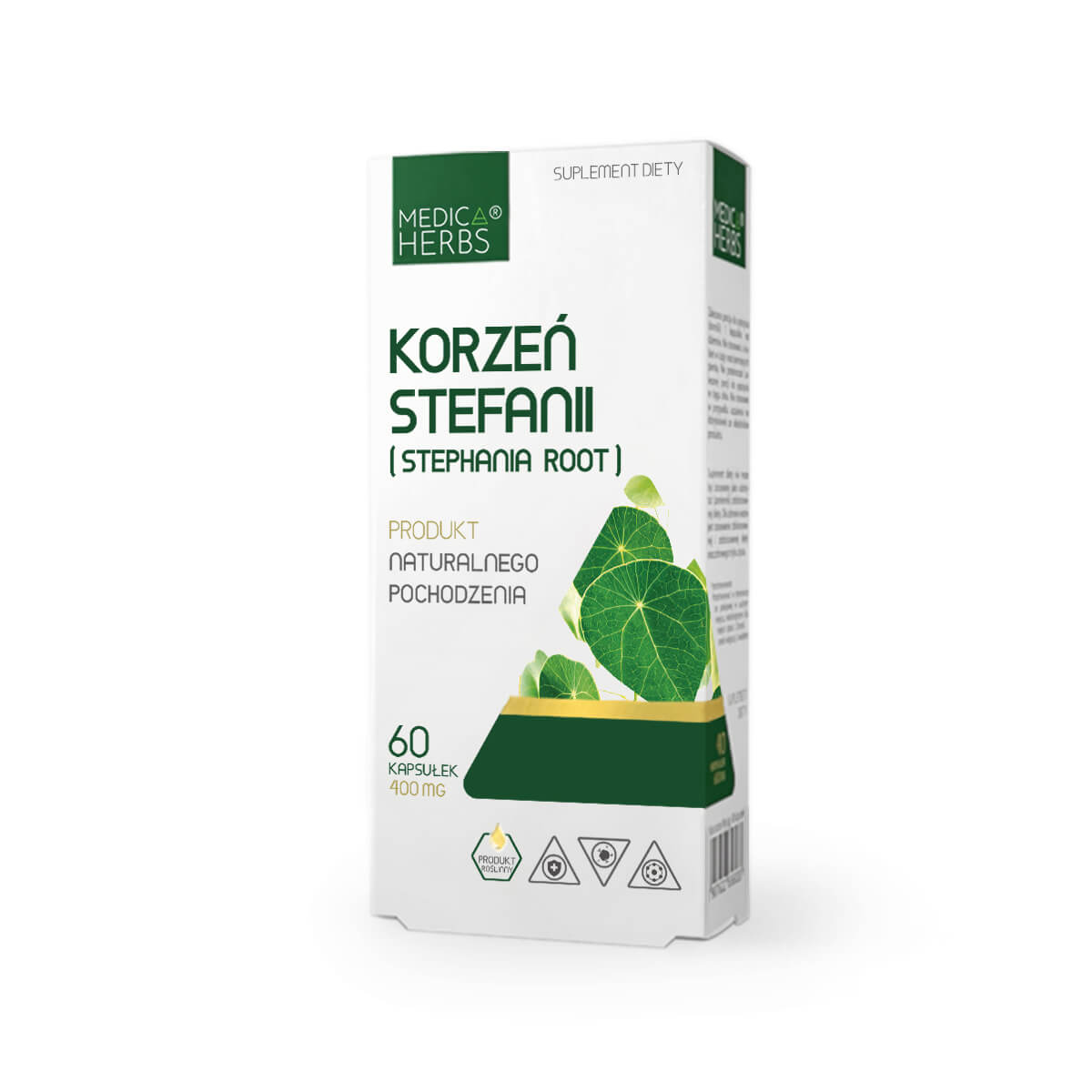 MEDICA HERBS Korzeń Stefanii (Stephania Root) 60 Kapsułek