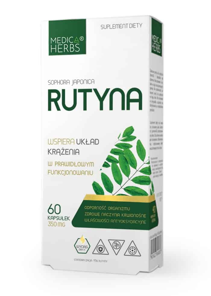 MEDICA HERBS Rutyna (Naczynia krwionośne) 60 Kapsułek