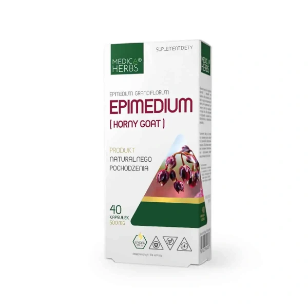 MEDICA HERBS Epimedium (Aphrodisiac and support for sexual activity) 40 capsules