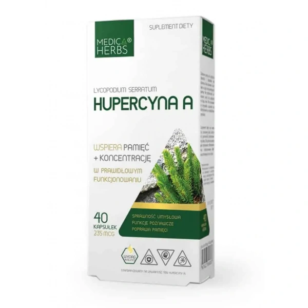 MEDICA HERBS Hupercine A (Mental performance) 40 capsules