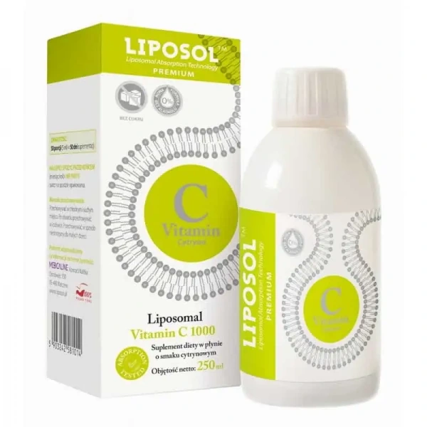 MEDICALINE LIPOSOL Liposomalna Witamina C 1000 250ml Cytryna