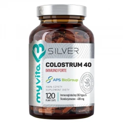 MYVITA Colostrum Immuno Silver (Wsparcie odporności) 120 Kapsułek wegańskich