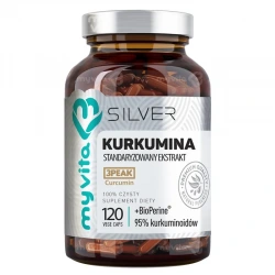 MYVITA Silver Curcumin (Antioxidant) 120 Capsules.