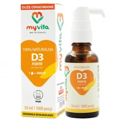 MYVITA Vitamin D3 Forte 4000IU Quali-D 50ml