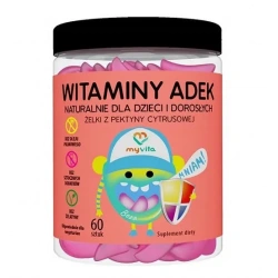 MYVITAL Natural Vitamin ADEK Jelly (For children and adults) 60 Gummies