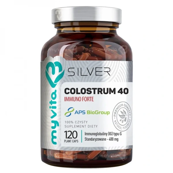 MYVITA Colostrum Immuno Silver (Immunity Support) 120 Vegan Capsules