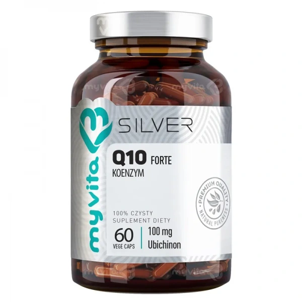 MYVITA Coenzyme Q10 100mg FORTE Silver (Cardiovascular system) 60 Vegan capsules