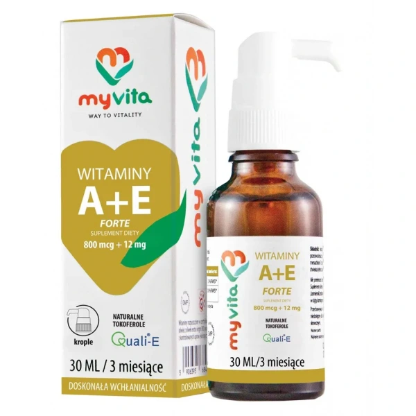 MYVITA Natural Vitamin A+E FORTE Quali-E 30ml