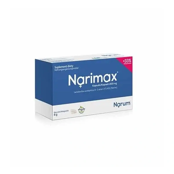NARINE Narimax 200mg (Probiotyk dla dzieci i dorosłych) 30 Kapsułek