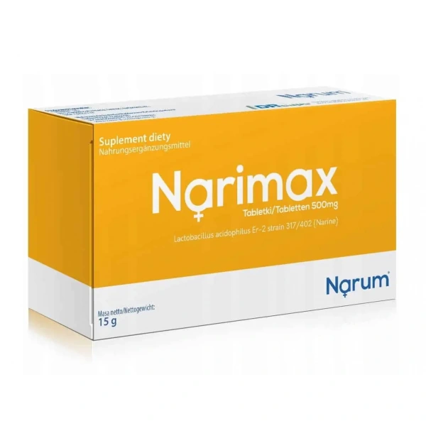 NARINE Narimax 500mg (Probiotic for children and adults) 30 Tablets