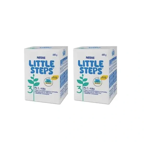 NESTLE Little Steps 3 (Mleko modyfikowane po 1. roku życia) 2 x 600g