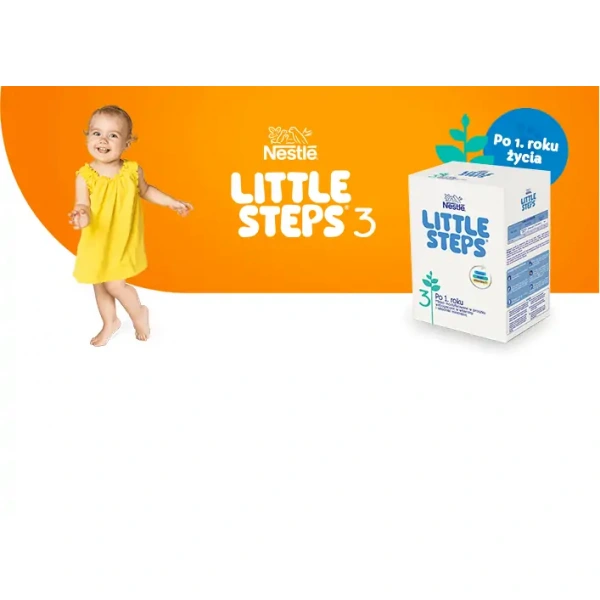 NESTLE Little Steps 3 (Mleko modyfikowane po 1. roku życia) 2 x 600g