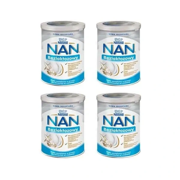 NESTLE NAN Expert Lactose Free (For infants with lactose intolerance and diarrhea) 4 x 400g