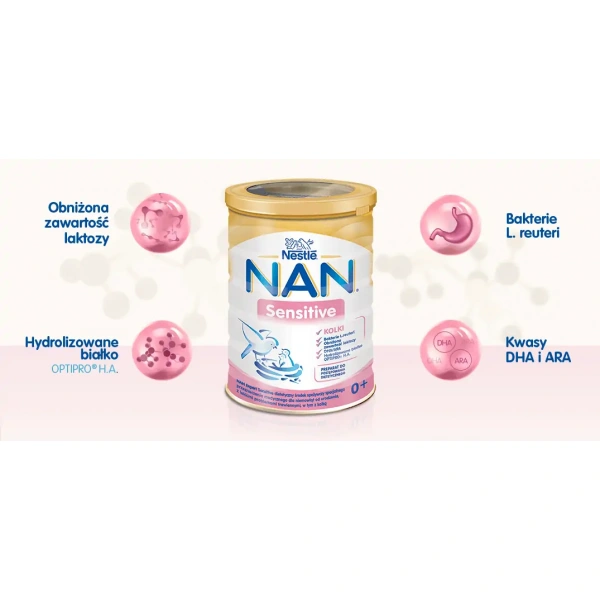 NESTLE NAN Expert Sensitive (For babies with digestive problems and colic) 6 x 400g