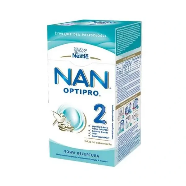 NESTLE NAN OptiPro 2 (Mleko modyfikowane dla niemowląt powyżej 6. miesiąca życia) 350g