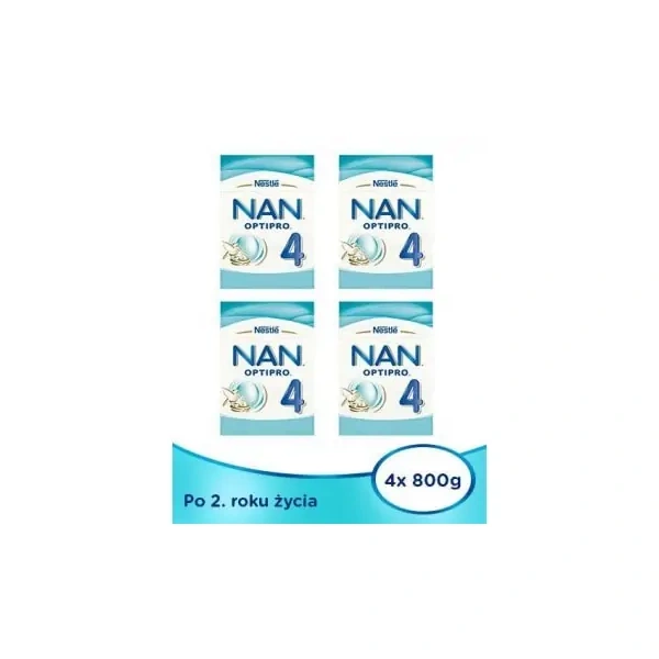 NESTLE NAN Optipro 4 (Modified milk for babies over 2 years old) 4 x 800g