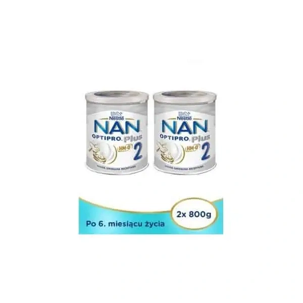 NESTLE NAN OptiPro Plus 2 HM-O (Modified milk after 6 months) 2 x 800g