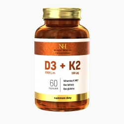 NOBLE HEALTH Vitamin D3 + K2 60 capsules