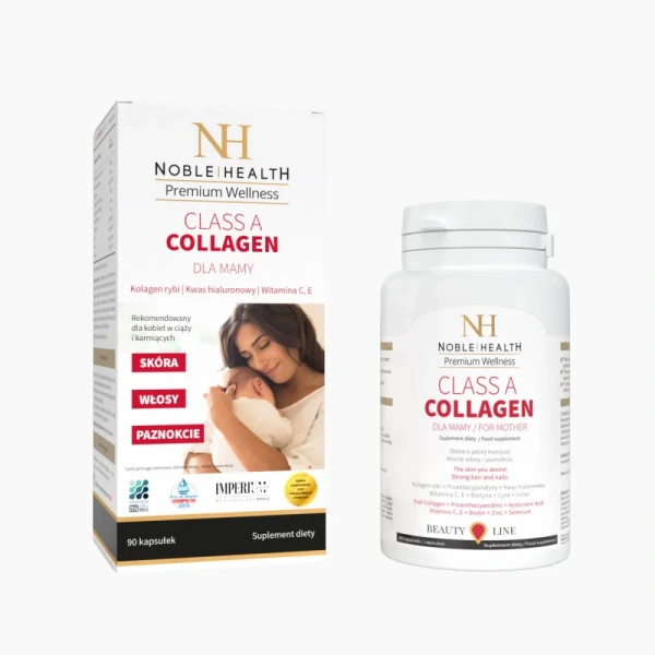 NOBLE HEALTH Class A Collagen for Mom (Fish Collagen, Skin, Hair, Nails) 90 capsules