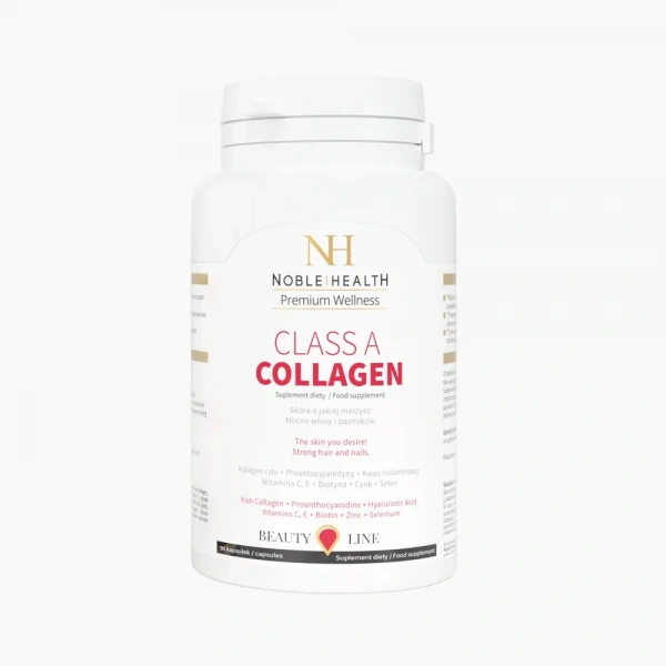 NOBLE HEALTH Class A Collagen (Fish Collagen, Skin, Hair, Nails) 90 capsules