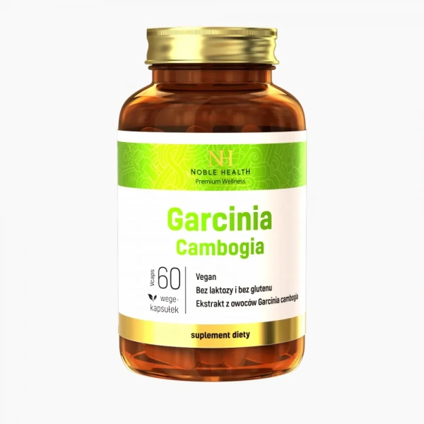 NOBLE HEALTH Garcinia Cambogia (Redukcja masy ciała) 60 Kapsułek wegańskich