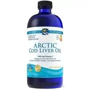 NORDIC NATURALS Arctic Cod Liver Oil 1060mg Olej z Wątroby Dorsza 473ml - Pomarańcz