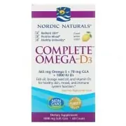 NORDIC NATURALS Complete Omega-D3 1000mg 60 Kapsułek żelowych Cytryna
