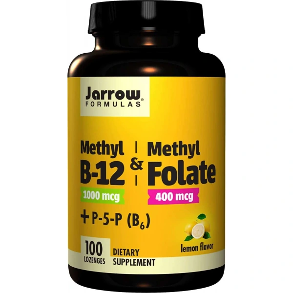 JARROW FORMULAS Methyl B12 / Methyl Folate 100 Lozenges
