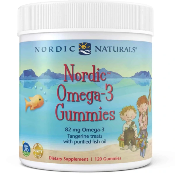 NORDIC NATURALS Nordic Omega-3 Gummies (Omega-3 EPA DHA for Kids 2+) 120 gummies