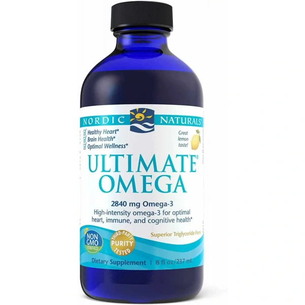 NORDIC NATURALS Ultimate Omega 2840mg (Brain Support, Immunity) Lemon 237ml