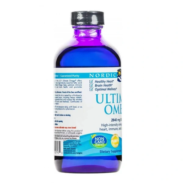 NORDIC NATURALS Ultimate Omega 2840mg (Brain Support, Immunity) Lemon 237ml