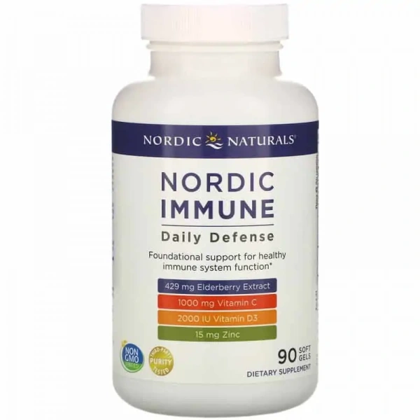 NORDIC NATURALS Nordic Immune Daily Defense (Immunity) 90 Gel capsules