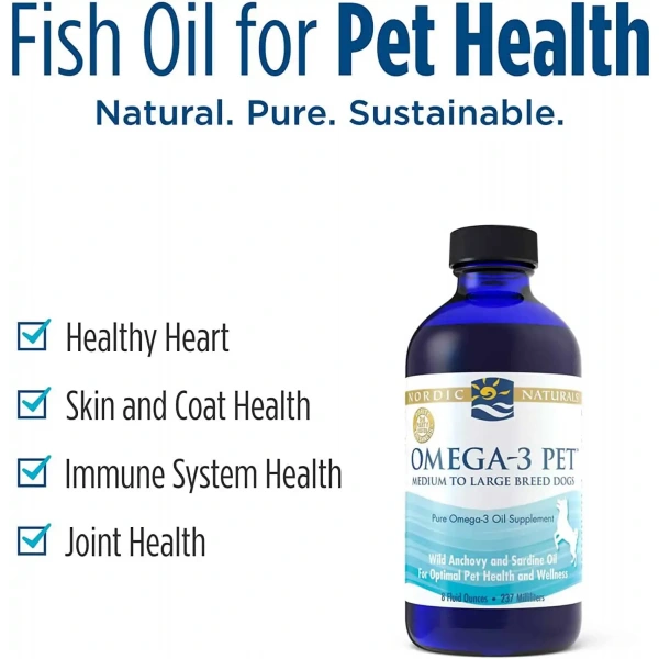 NORDIC NATURALS Omega-3 Pet (Supplement for dogs and cats) 237ml