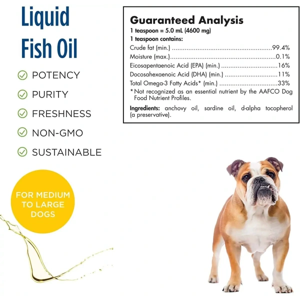 NORDIC NATURALS Omega-3 Pet (Suplement dla psów i kotów) 237ml
