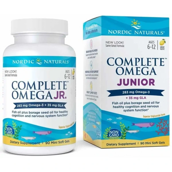 NORDIC NATURALS Complete Omega Junior 283mg 90 Softgel Lemon